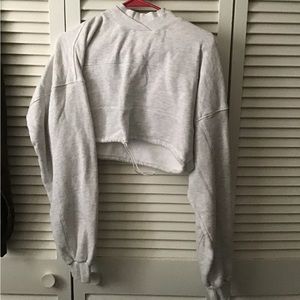 Joan Brown Drawcord Crop Crew